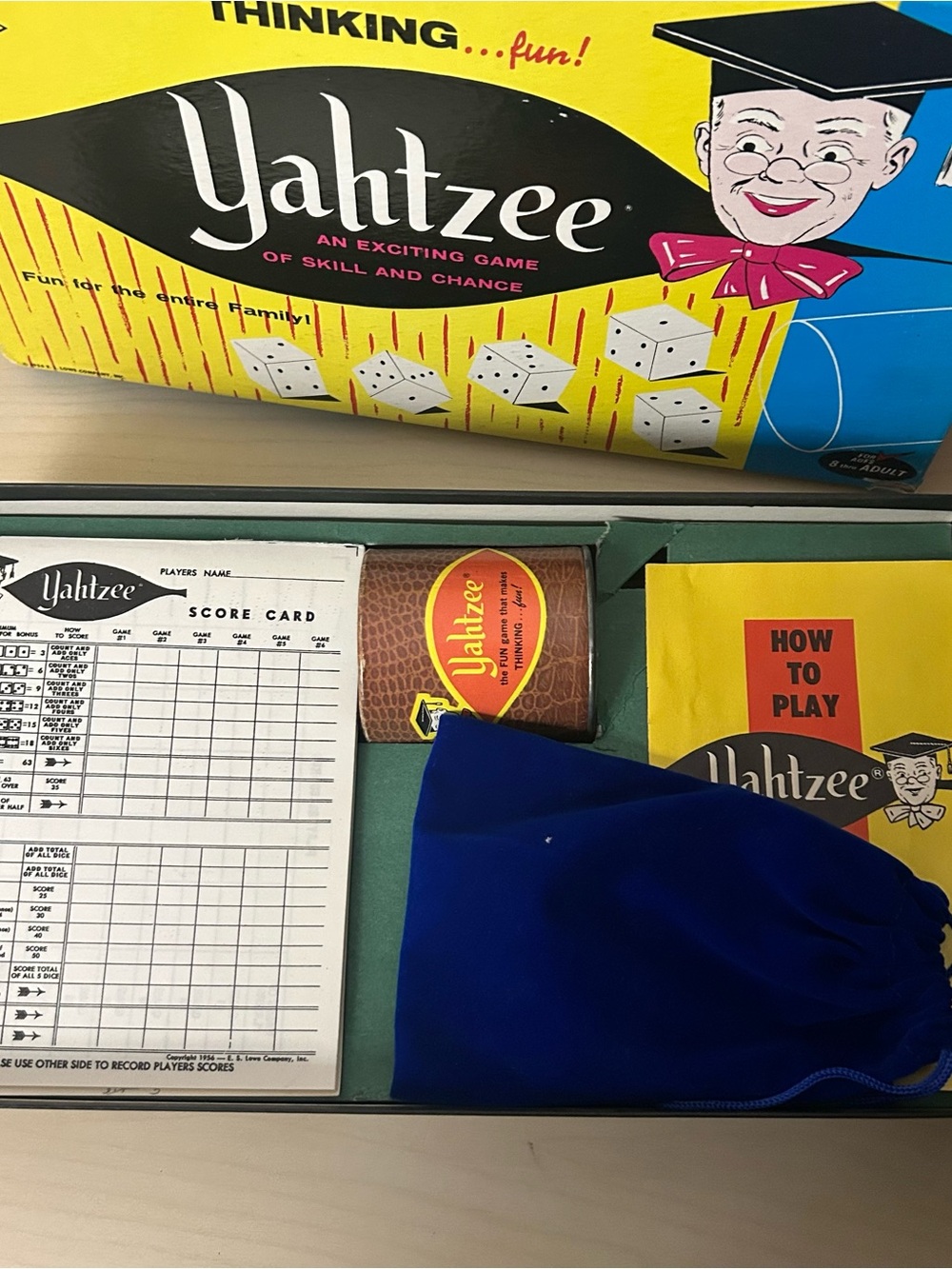 Classic Board Game - Blue Components